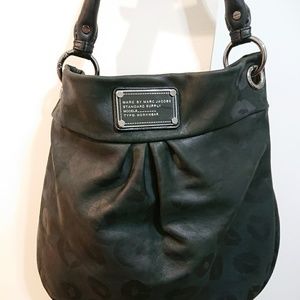 Marc jacobs black lips kiss Hobo purse